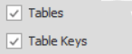 SirkelData - Documenter Tables Keys